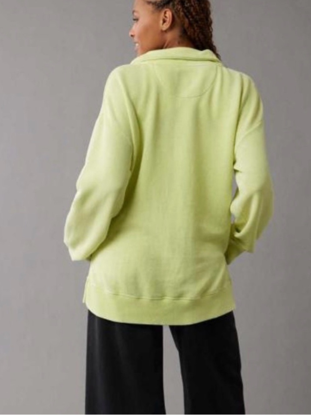 American Eagle Neon This Feels Seriously Lived In Oversized Sweatshirt, Medium - Picture 3 of 10
